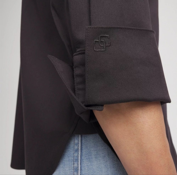 Chico's No Iron™ Stretch-Sateen Shirt - Picture 4 of 9